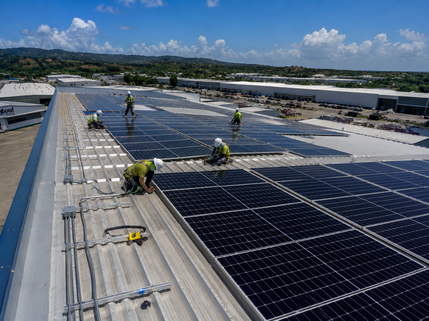 Resultado final de instalación solar